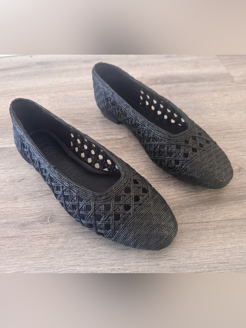 AEROSOLES Arno Raffia Ballet Flat